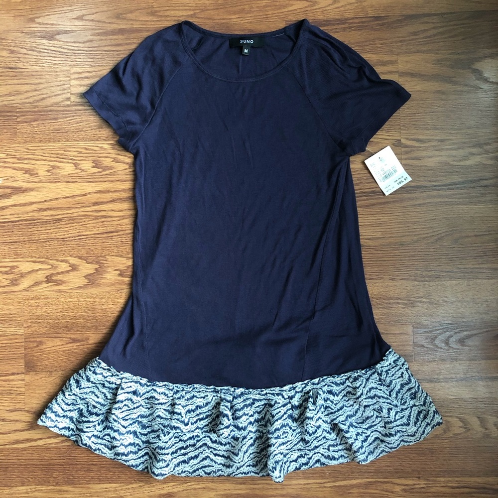 NWT SUNO Midnight Ink Tunic
